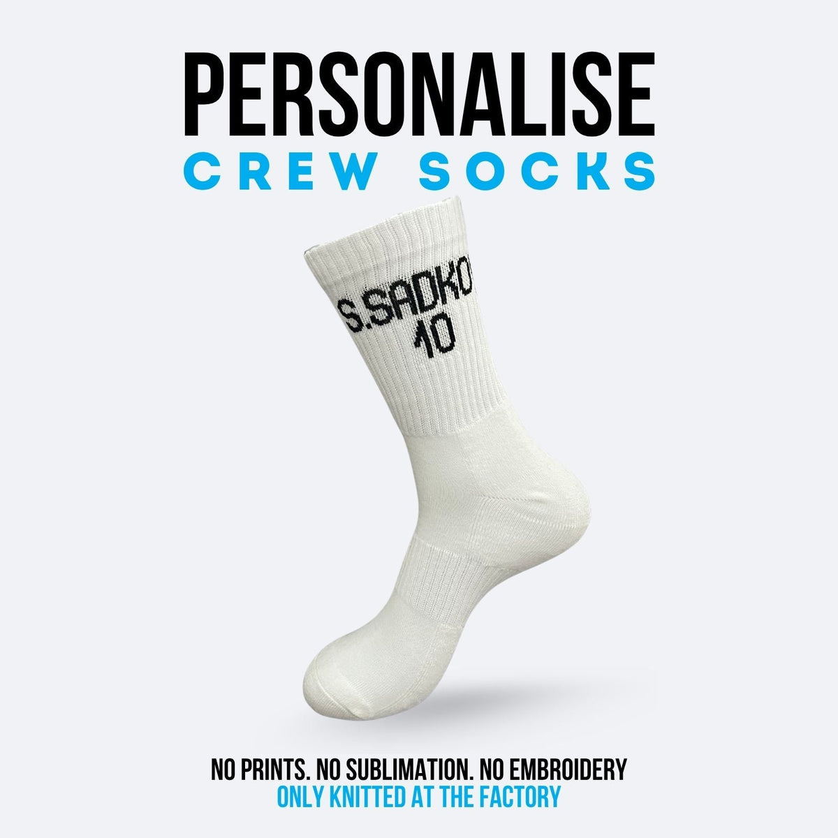 Custom Crew Socks